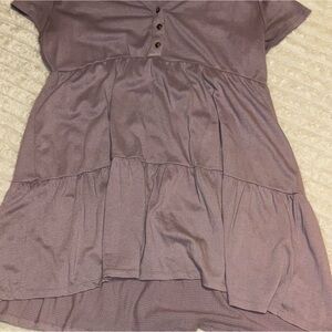 Purple Tiered Dress